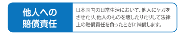 他人への賠償責任