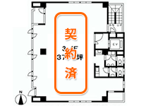 「竹内ビル」店舗・貸事務所 間取り
