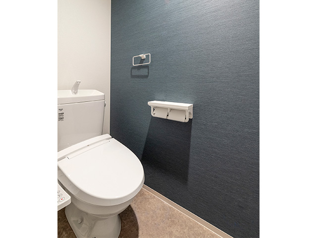 愛知県岩倉市の新築賃貸ガレージハウス/ビルトインガレージ付きメゾネット賃貸アパート「HC-G Iwakura」B棟トイレ