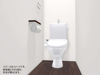 名古屋市中村区の新築賃貸新築賃貸木造3階建てアパート「(仮称)リブレワン五反城町」:トイレ