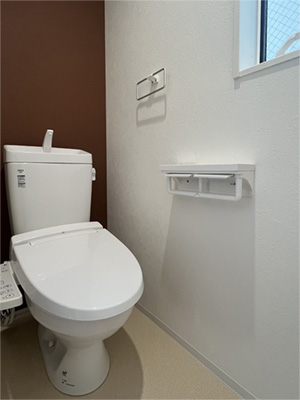 名古屋市名東区一社の新築一戸建て賃貸住宅「クーボ一社2」A号地：トイレ