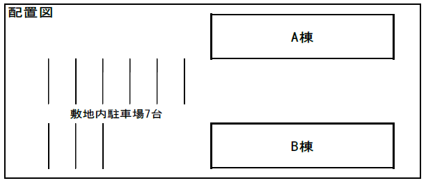 愛知県あま市の新築賃貸ビルドインガレージ・ガレージハウス「G+COLOR木田」全体部屋割り2LDK/1LDK