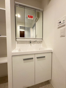 名古屋市北区真畔町の新築賃貸マンション：洗面台