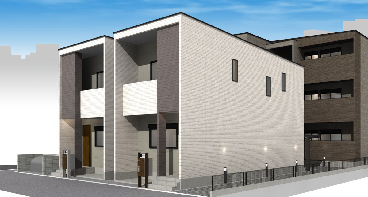 名古屋市西区名西の新築戸建賃貸住宅「(仮称)クーボ名西一丁目」