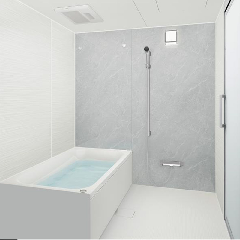 愛知県長久手市先達の新築メゾネット賃貸アパートのバスルーム