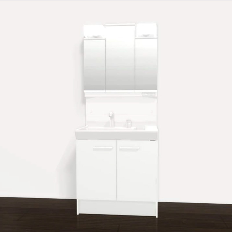 愛知県長久手市先達の新築メゾネット賃貸アパーの洗面台