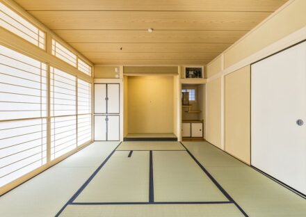 愛知県春日井市の注文住宅の茶道用の炉がある和室