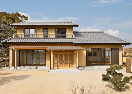 名古屋市緑区の注文住宅の伝統的な和風スタイルの外観デザイン