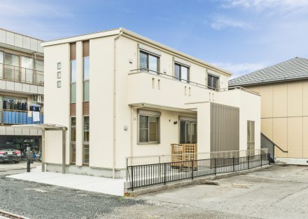 名古屋市北区のベランダ&テラスのある注文住宅外観デザイン