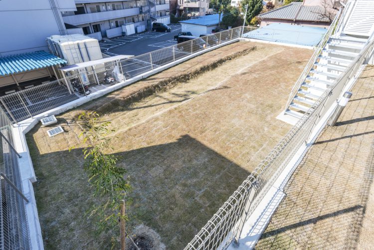 名古屋市天白区の注文住宅の広さのある庭