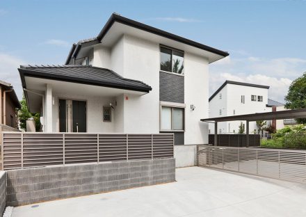 名古屋市名東区の注文住宅 外観デザイン