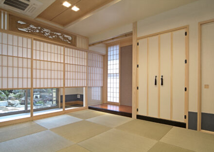 愛知県豊田市の注文住宅の床の間･欄間がある美しい和室