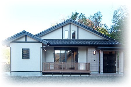 愛知県名古屋市の和風スタイル注文住宅外観