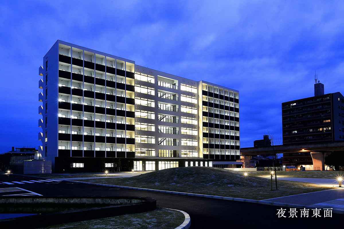 名古屋大学インターナショナルレジデンス大幸：夜景南東面